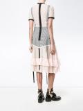 Accord gingham and lace dress