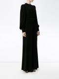 long wrap dress