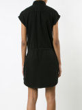 drawstring shirt dress