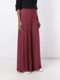 polka dot print palazzo pants