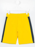 two tone track shorts