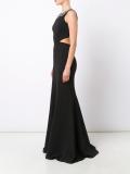 cut out detail gown 