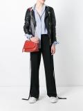 logo stamp shoulder bag