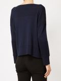 perforated detailing knitted blouse