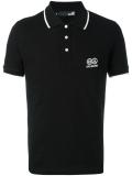 contrast trimming polo shirt