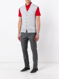 button knit waistcoat