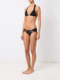 strappy triangle bikini set