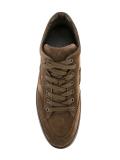 logo embossed sneakers