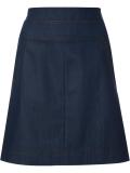 A-line denim skirt
