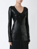 sheer longsleeved top