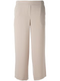 straight cropped trousers