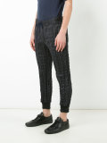 pleated track pants 