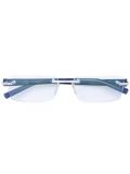 rimless glasses
