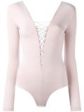 lace-up bodysuit