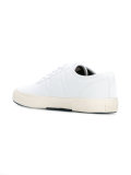 logo embroidered lace-up sneakers