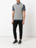 v-neck sleeveless jumper