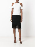 ruffle trim tank