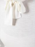 ruffled high neck pullover
