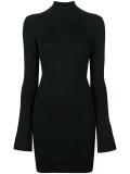 turtleneck metallic pullover