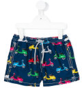 Scooter print swim shorts