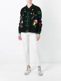 snap fastening bomber jacket