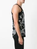 tattoo print tank top