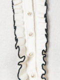 ruffled detail jumper