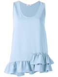 ruffle hem tank