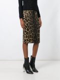 animal print pencil skirt