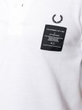 'Woven Collar Pique' polo shirt