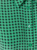 houndstooth print shirt