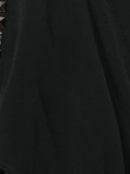studded trim flared dress 