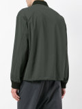 zipped bomber jacket 