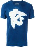 indigo dyed print T-shirt