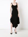 asymmetric pointy dress