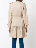 drawstring trench coat 