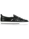 star studded slip-on sneakers