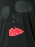 face print T-shirt