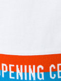 slogan trim T-shirt