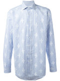 striped embroidered shirt