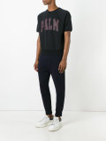 palm slogan crop T-shirt 