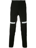contrast tailored trousers
