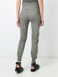 drawstring cuffed track pants