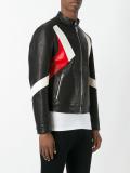 banded collar jacket