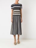 striped knit top