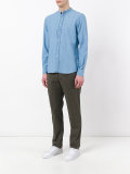 band collar shirt 