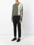 bleached trim sweatshirt 