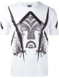 mask print T-shirt