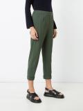 straight cropped trousers