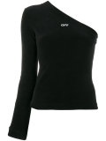 one sleeve velvet top